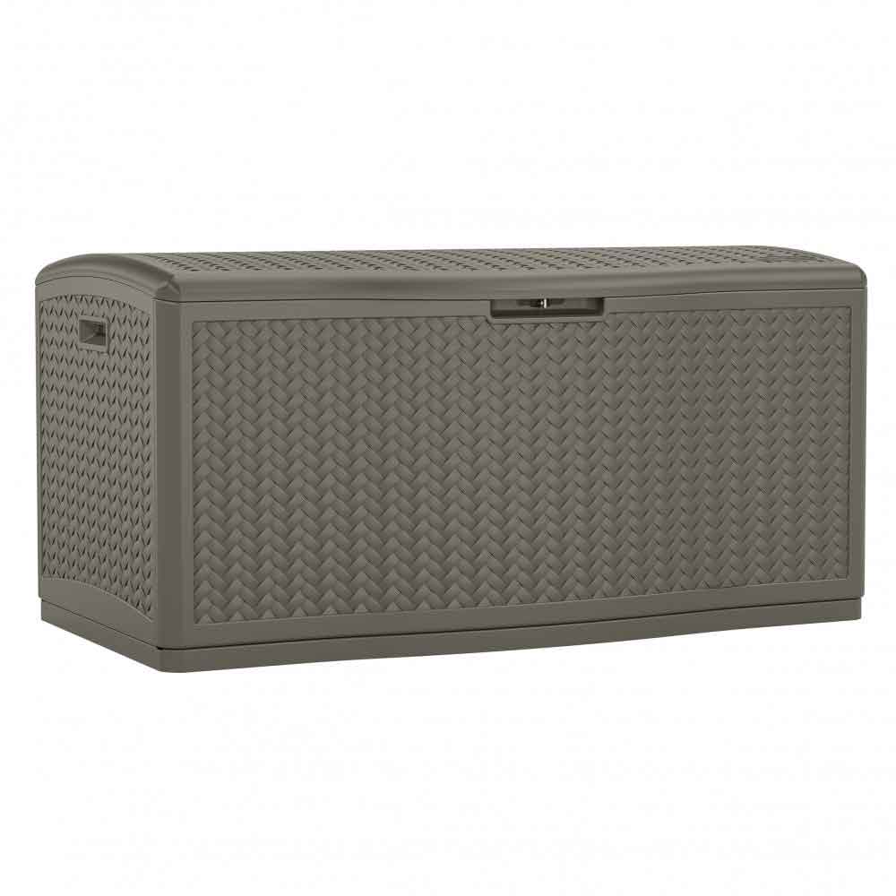Opulence Reinforced Resin Garden 469L Storage Box in Stone Grey