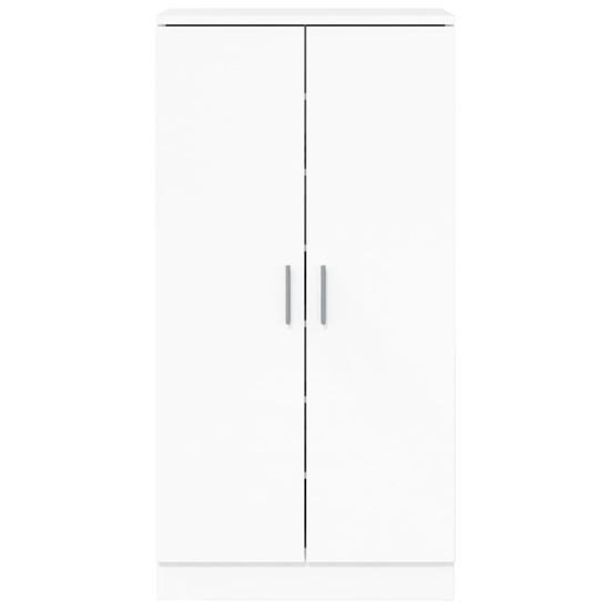 Oraibi High Gloss Shoe Storage Cabinet With 2 Doors In White