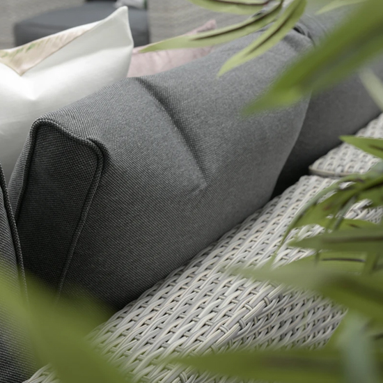 Oravo Corner Sofa With Footstool In Organic Grey_3