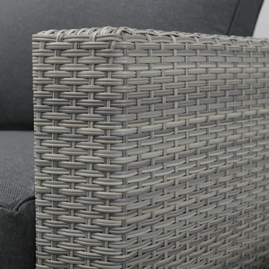 Oravo Corner Sofa With Footstool In Organic Grey_5