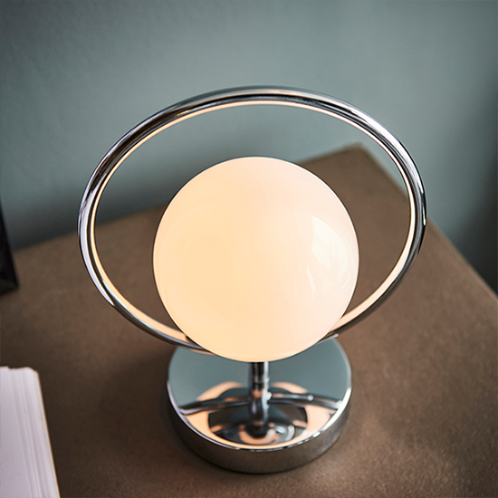 Orb Opal Glass Shade Table Lamp In Chrome_5