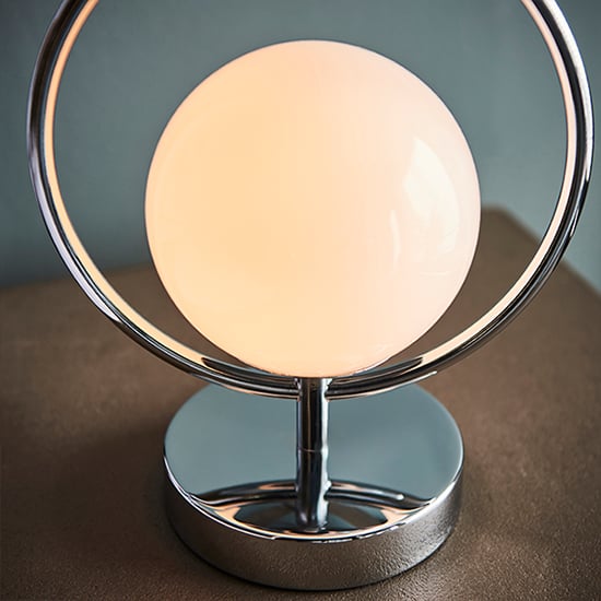 Orb Opal Glass Shade Table Lamp In Chrome_6