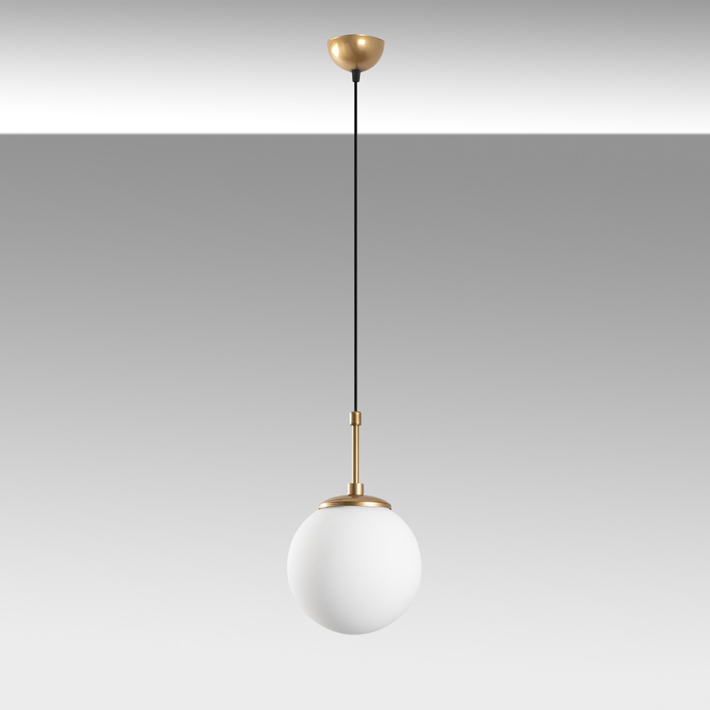 Orbital Large Metal Pendant Ceiling Light in Gold