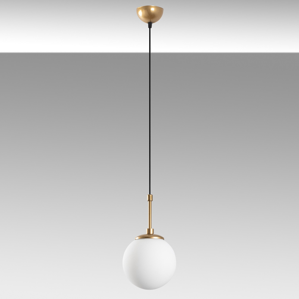 Orbital Small Metal Pendant Ceiling Light in Gold