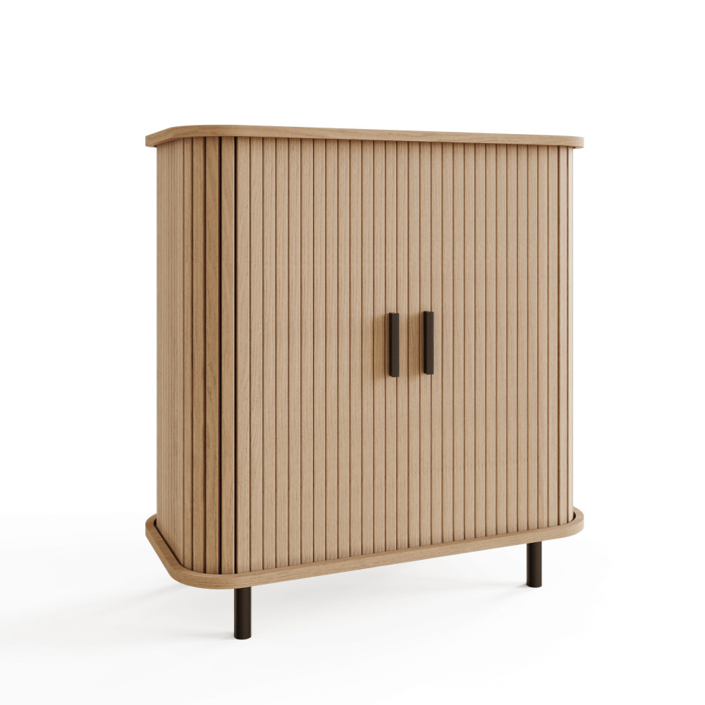 Orelan Wooden Storage Cabinet in Oak