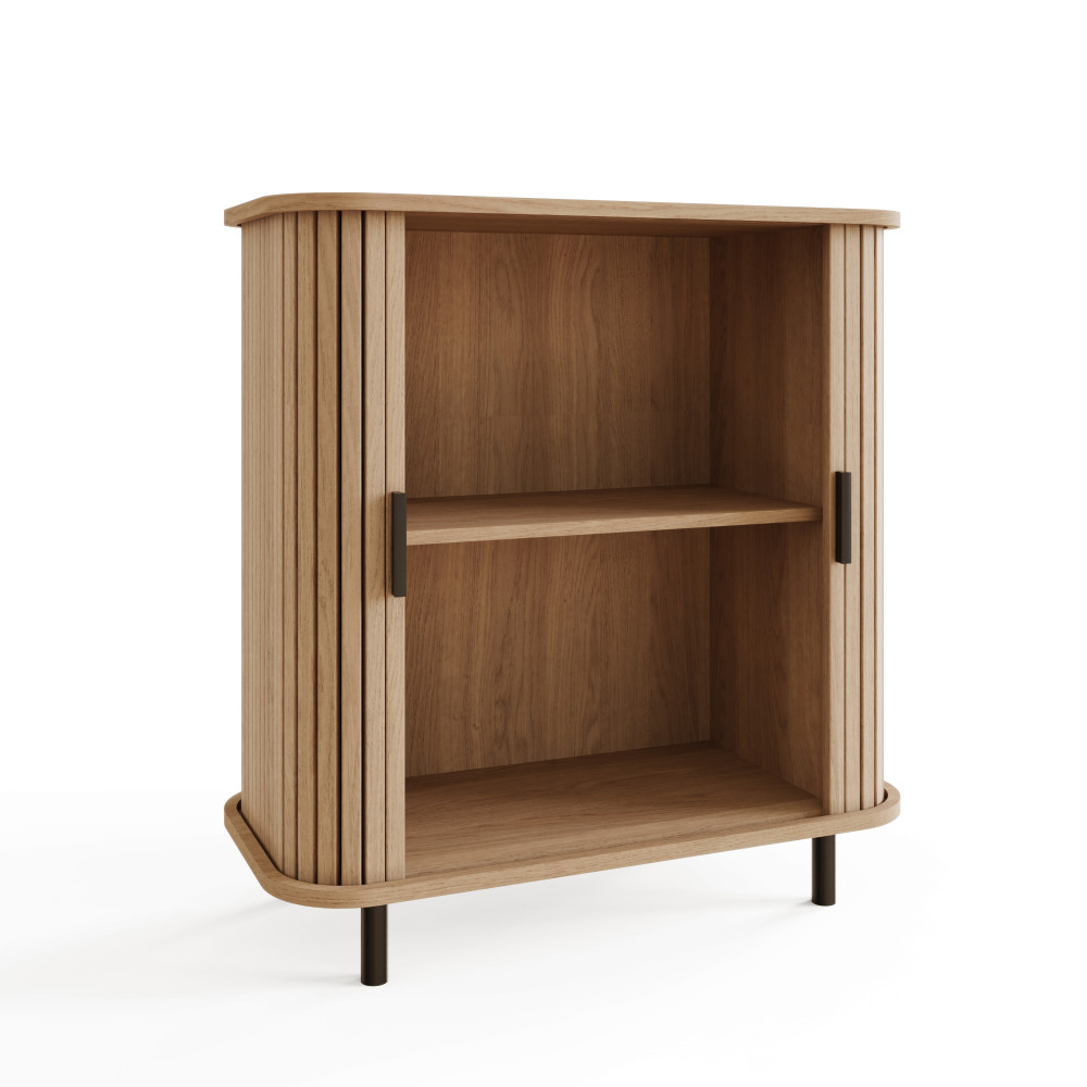 Orelan Wooden Storage Cabinet in Oak