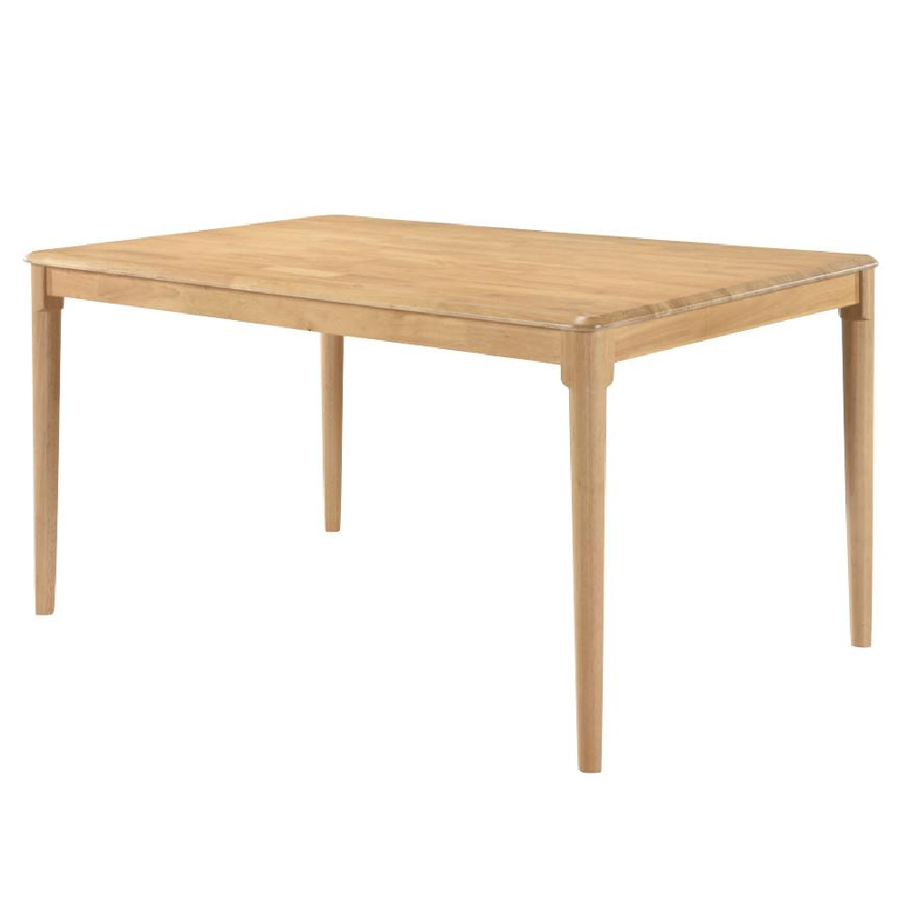 Orillia Wooden Dining Table With 4 Chairs And 1 Bench In Oak