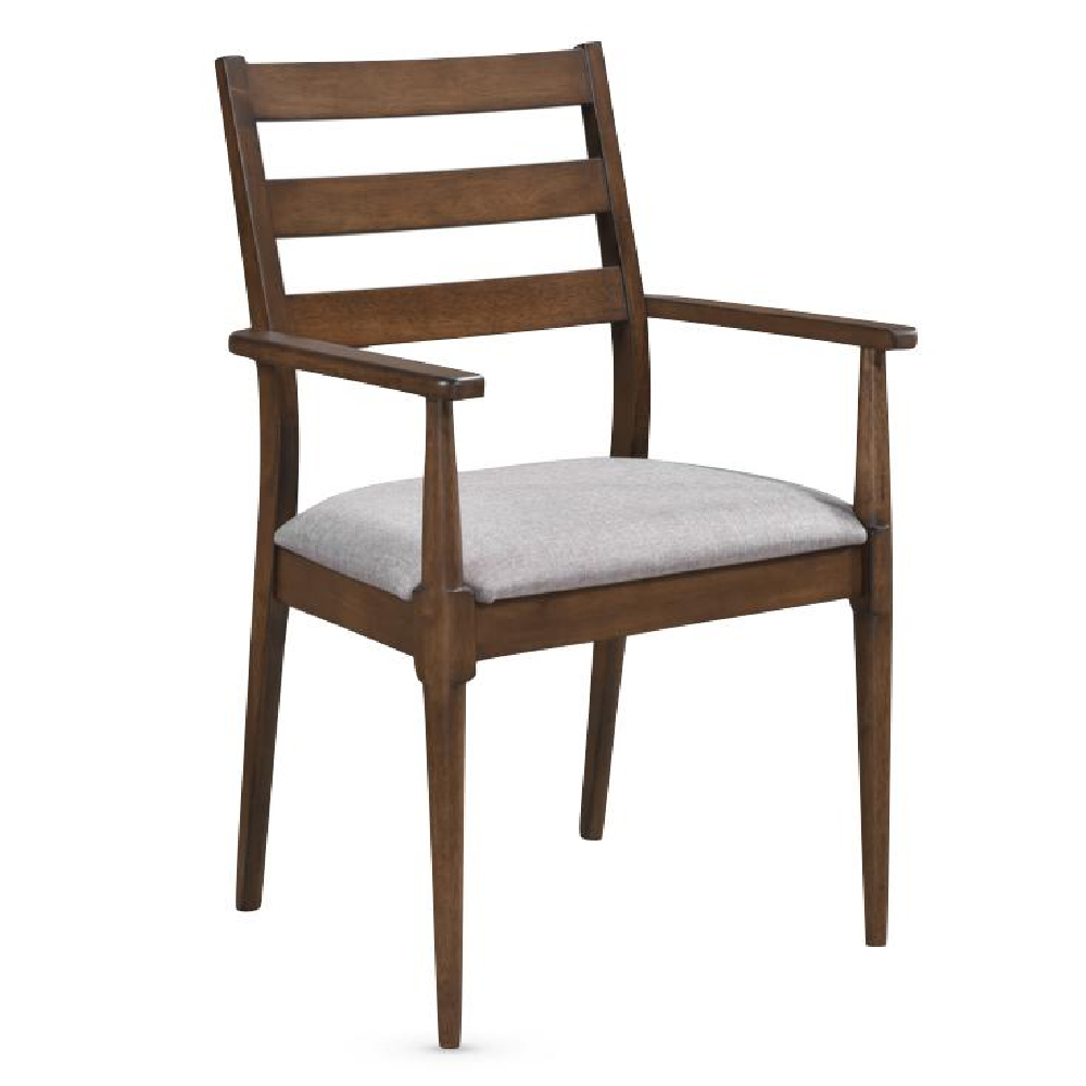 Orillia Wooden Dining Table With 4 Chairs And 1 Bench In Walnut