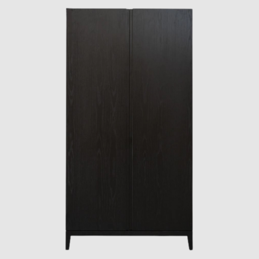 orillia wooden wardrobe with 2 doors in wenge-image-99926