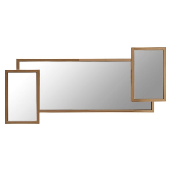 Read more about Orizone wall mirror with matt gold stainless steel frame