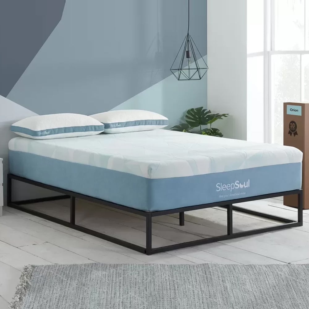 Orlando Fabric King Size Mattress In White