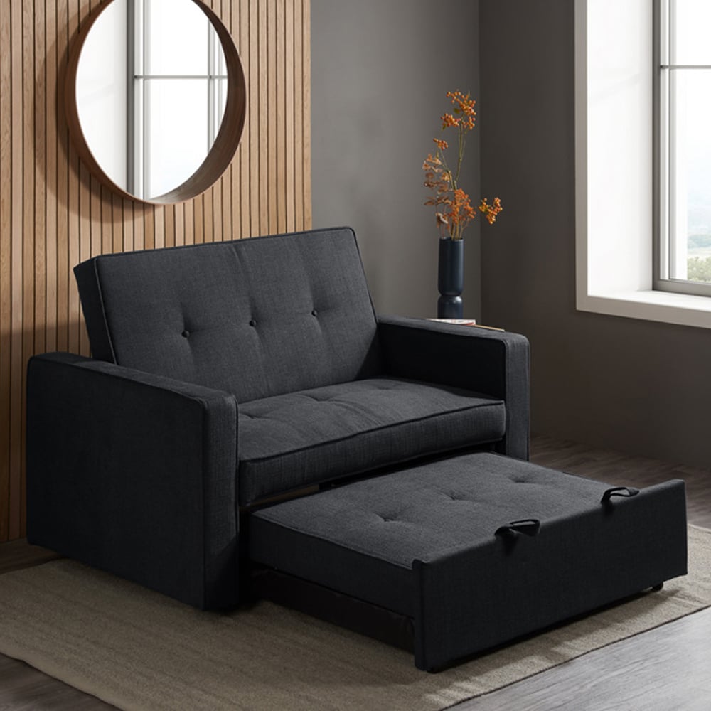Orlando Fabric Sofa Bed In Grey
