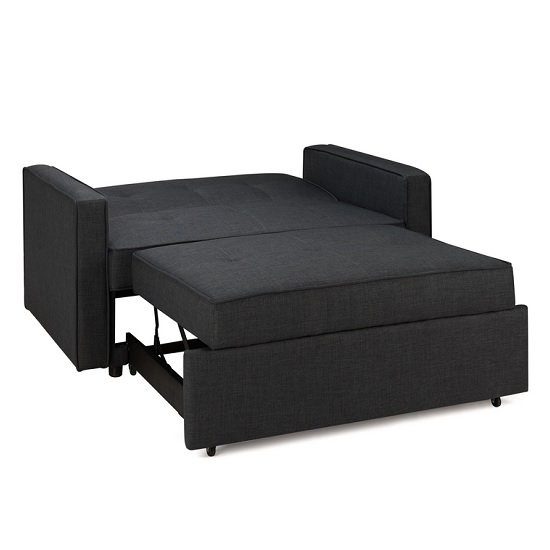 Orlando Modern Fabric Sofa Bed In Grey_6