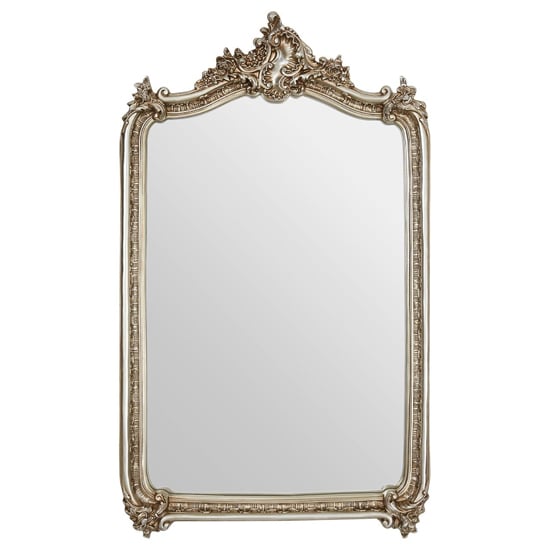 Ornatis Rectangular Wall Bedroom Mirror In Champagne Frame