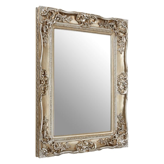 Product photograph of Ornatis Wall Bedroom Mirror In Champagne Gold Frame from Furniture in Fashion