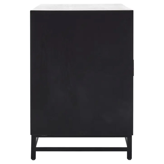 Orphee Wooden Sideboard With 4 Doors In Black_4
