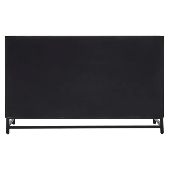 Orphee Wooden Sideboard With 4 Doors In Black_5