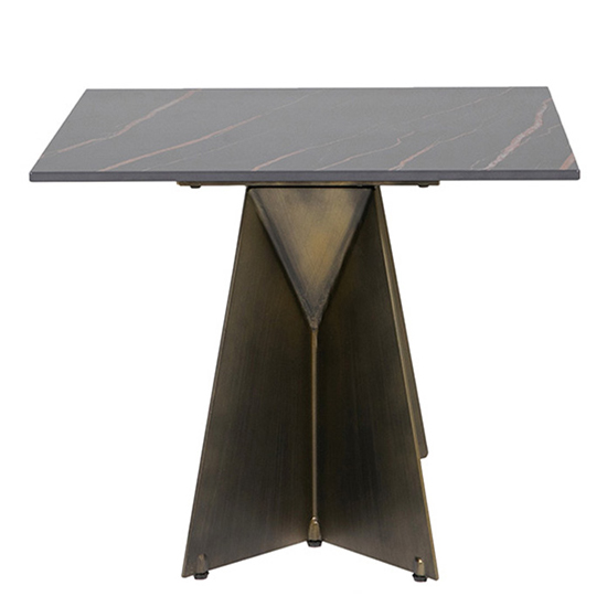 Orrtha Ceramic Lamp Table In Stone Golden Black_3