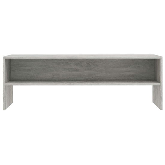 Orya Wooden TV Stand With Undershelf In Concrete Effect