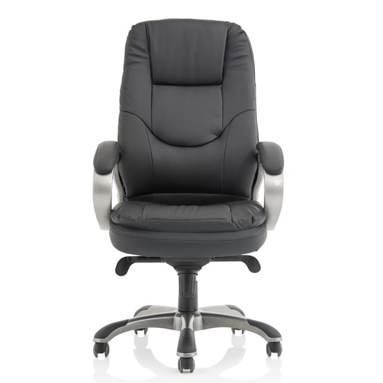 Oscar Faux Leather Executive Office Chair In Black