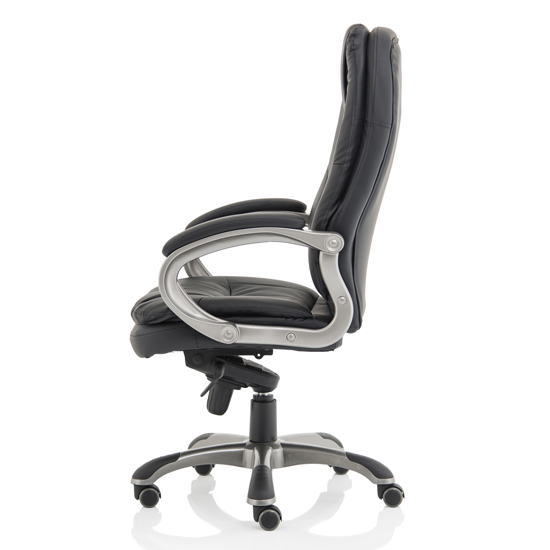 Oscar Faux Leather Executive Office Chair In Black