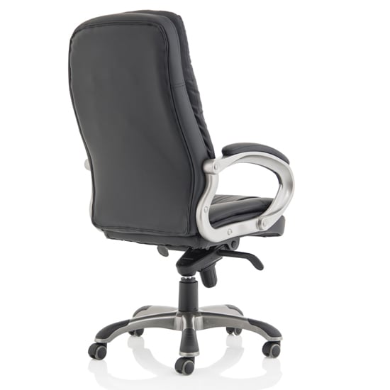 Oscar Faux Leather Executive Office Chair In Black