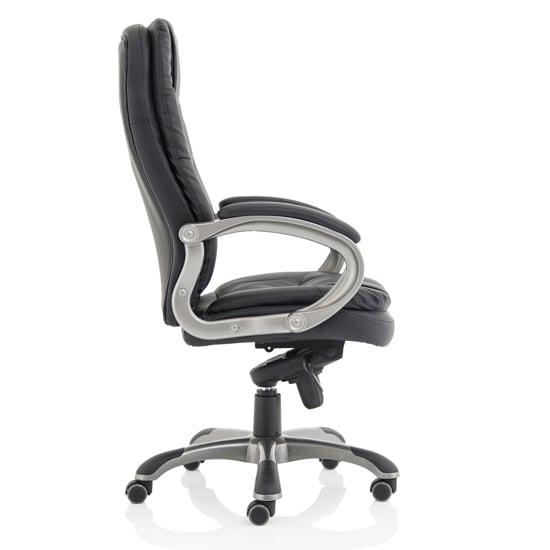 Oscar Faux Leather Executive Office Chair In Black