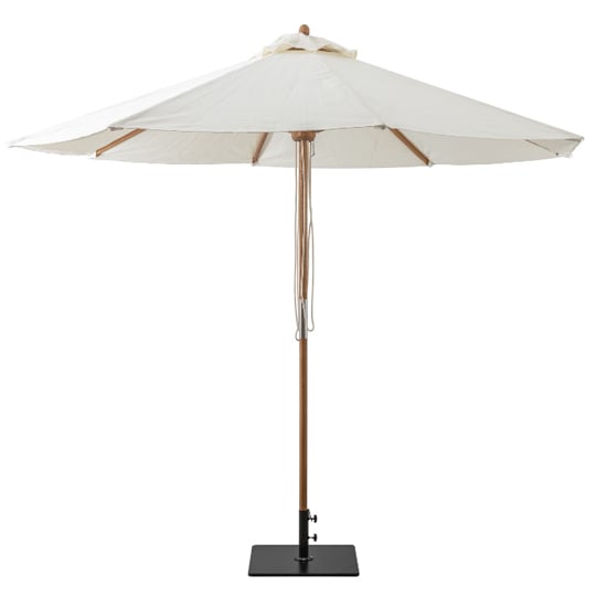 Read more about Oshkosh outdoor polyester fabric parasol in white