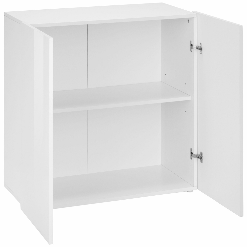 Ice High Gloss Sideboard With 2 Doors In White