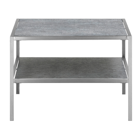 Ostend Square Ceramic Coffee Table In Grey With Shelf_5