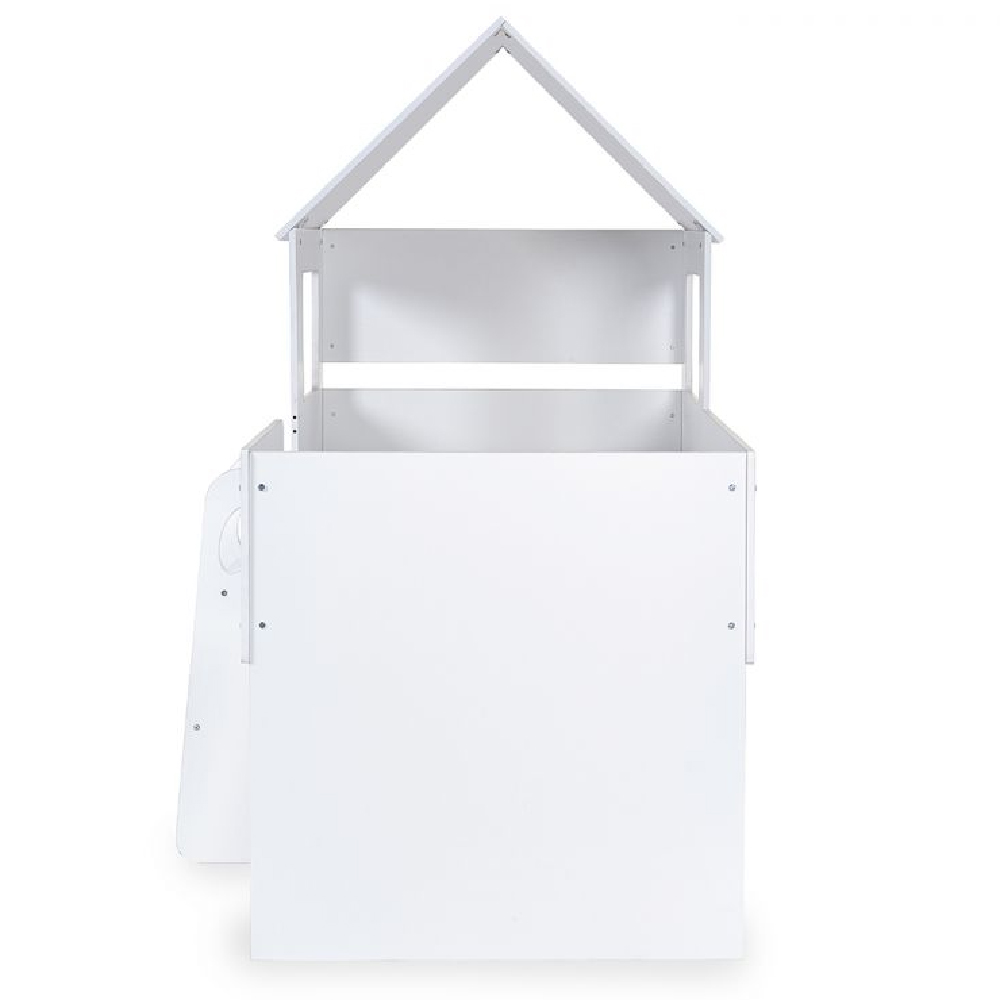 Ostend Wooden Mid Sleeper Children Bed In White