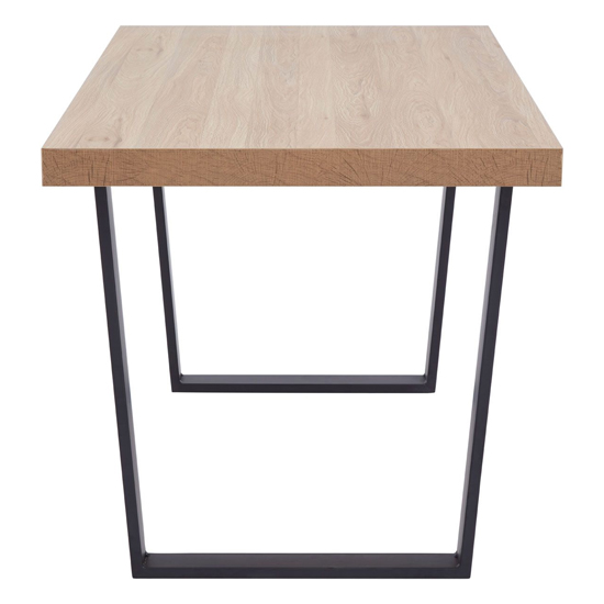 Otell Wooden Dining Table With U-Shaped base In Natural_3