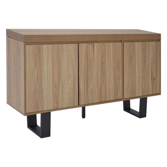 Photo of Otell wooden sideboard with u-shaped base in natural