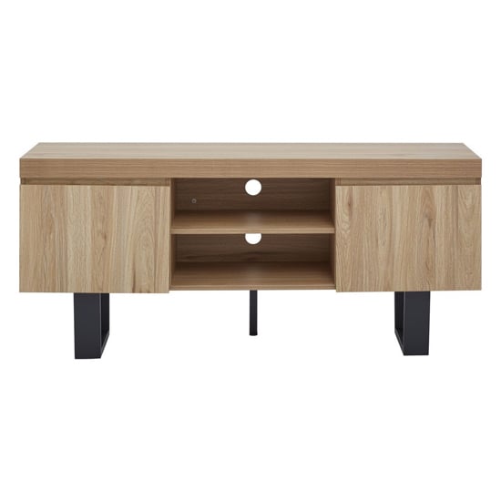 Otell Wooden TV Stand With U-Shaped base In Natural