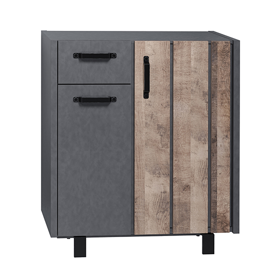 Otis Hallway Storage Cabinet In Matera And Tobacco Brown Oak_2