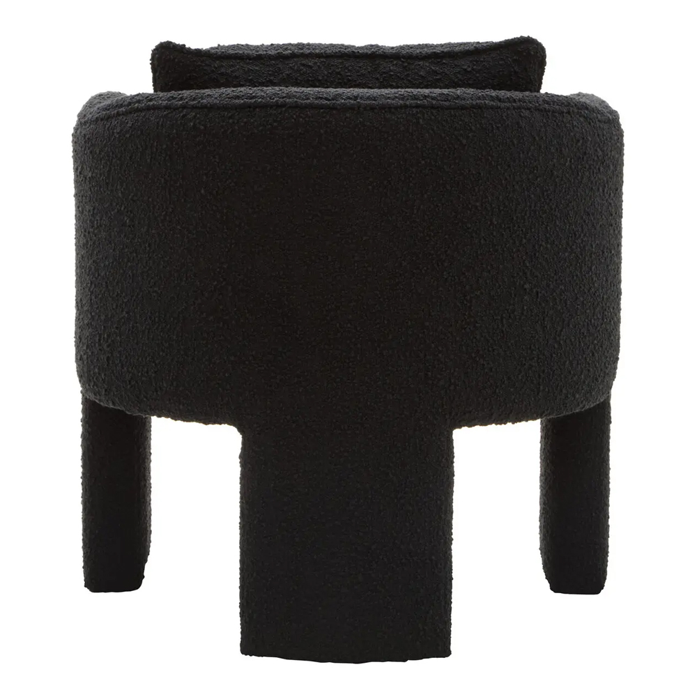 Ottumwa Fabric Accent Chair In Black