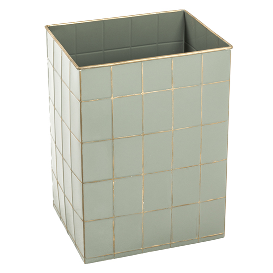 Ottumwa Metal Umbrella Stand In Gold And Grey_2