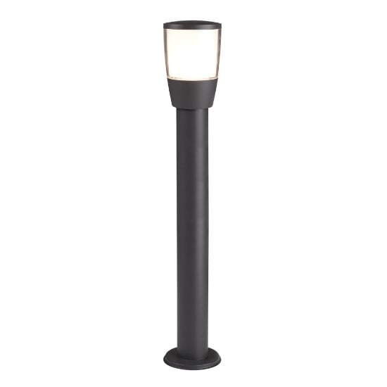 Tucson Tall Outdoor 1 Light Post In Dark Grey