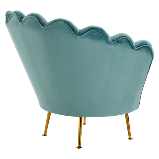 Ovaley Upholstered Velvet Accent Chair In Blue_7