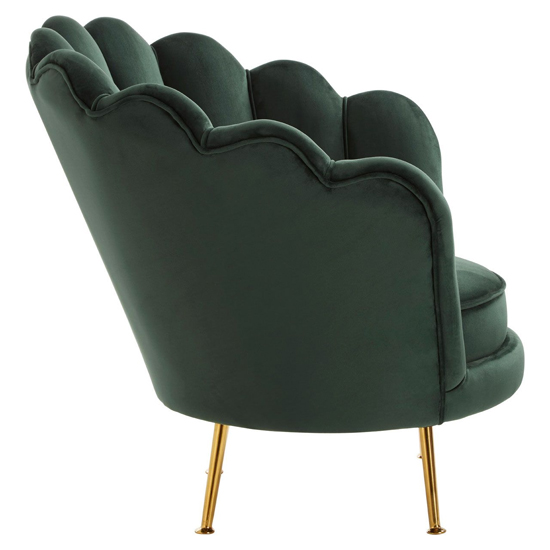 Ovaley Upholstered Velvet Accent Chair In Deep Green_5