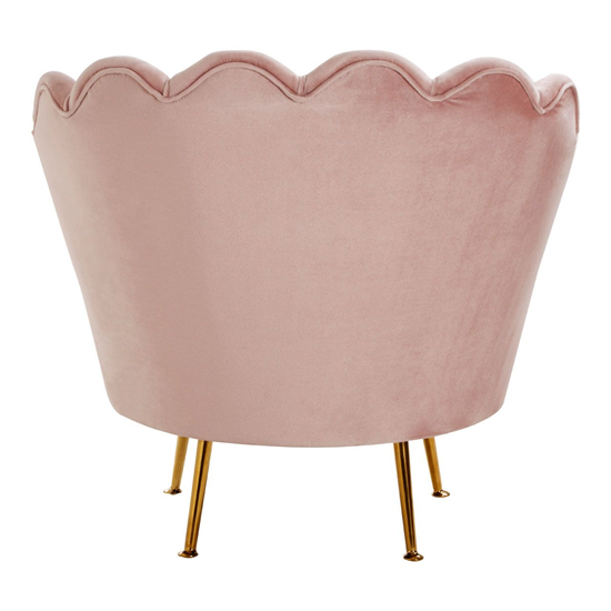 Ovaley Upholstered Velvet Accent Chair In Plush Pink_7