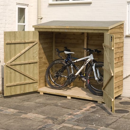 Read more about Overlap wooden wall storage store in natural timber