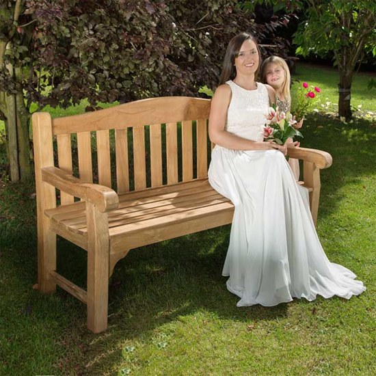 Owen Wooden Small Seating Bench In Teak