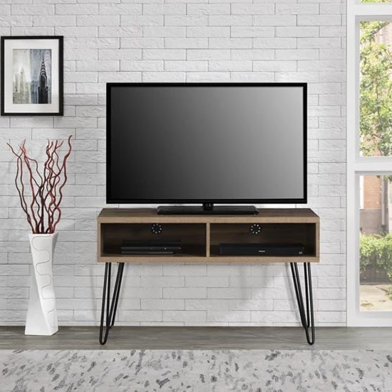 Product photograph of Owes Wooden Tv Stand In Florence Walnut from Furniture in Fashion