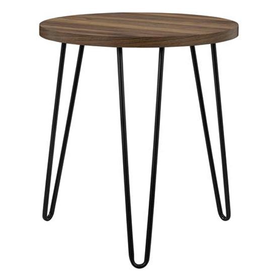 Ower Wooden Round End Table In Walnut_3