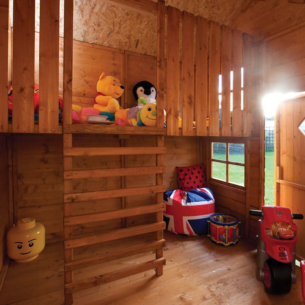 Oxer Wooden Garden Swiss Cottage In Natural