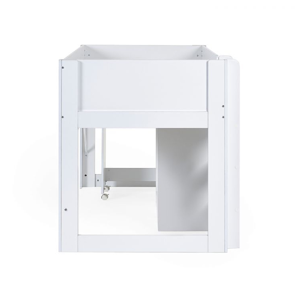 Oxford Wooden Mid Sleeper Children Bed In White