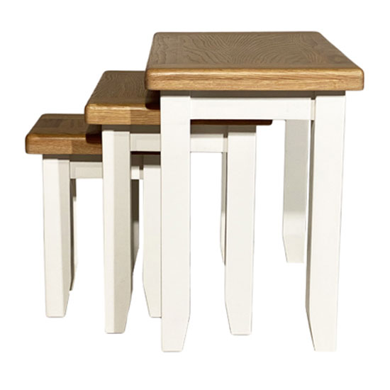 Oxford Wooden Set Of 3 Nesting Tables In White And Oak_2