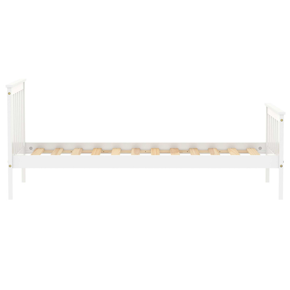 Oxfords Wooden Single Bed In White