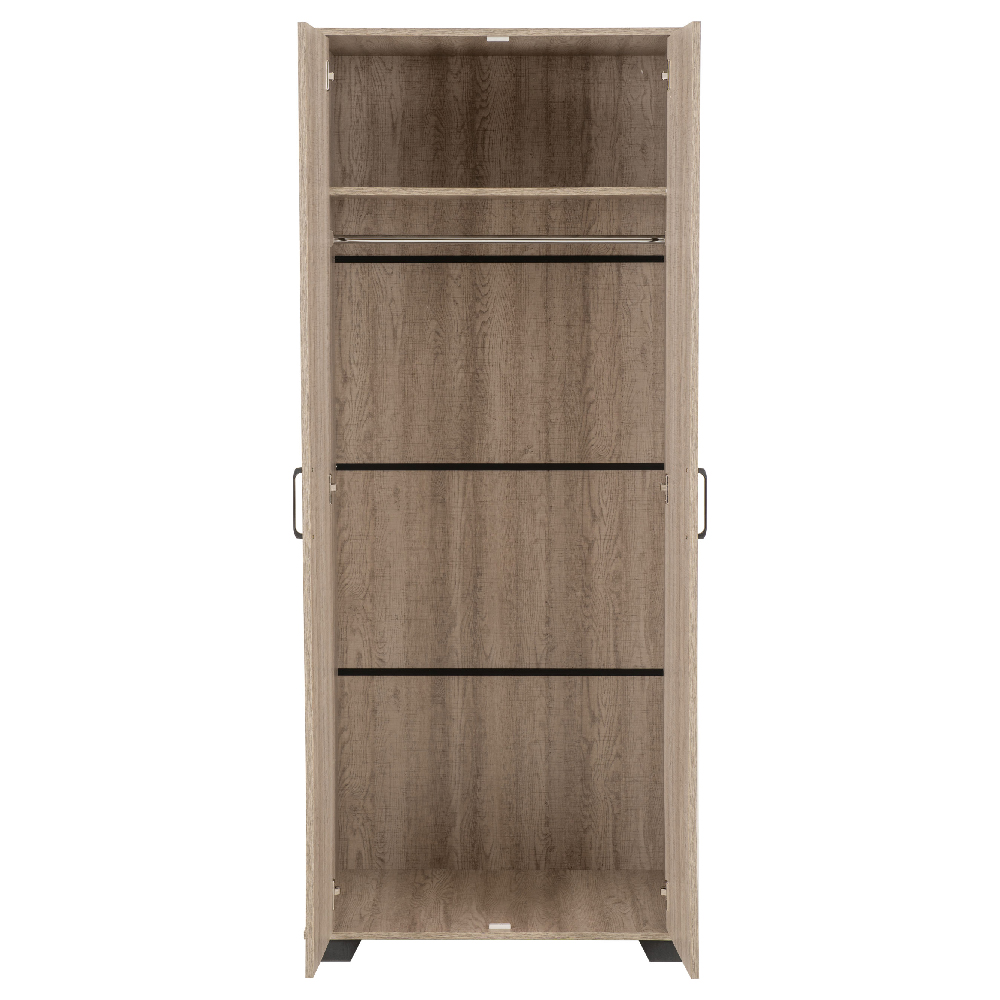 Oxnard Wooden Bedroom Furniture Set With 2 Doors In Light Oak
